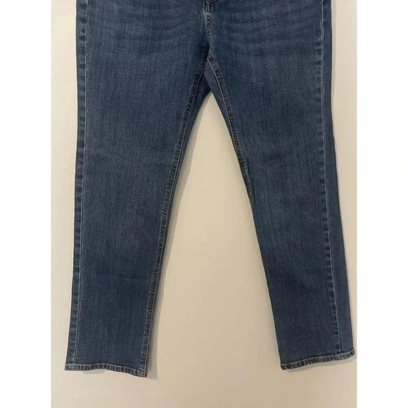 Prana Jeans Men’s Size 33x28 Blue Straight Fit Organic Cotton Stretch 5 Pocket - Picture 6 of 12